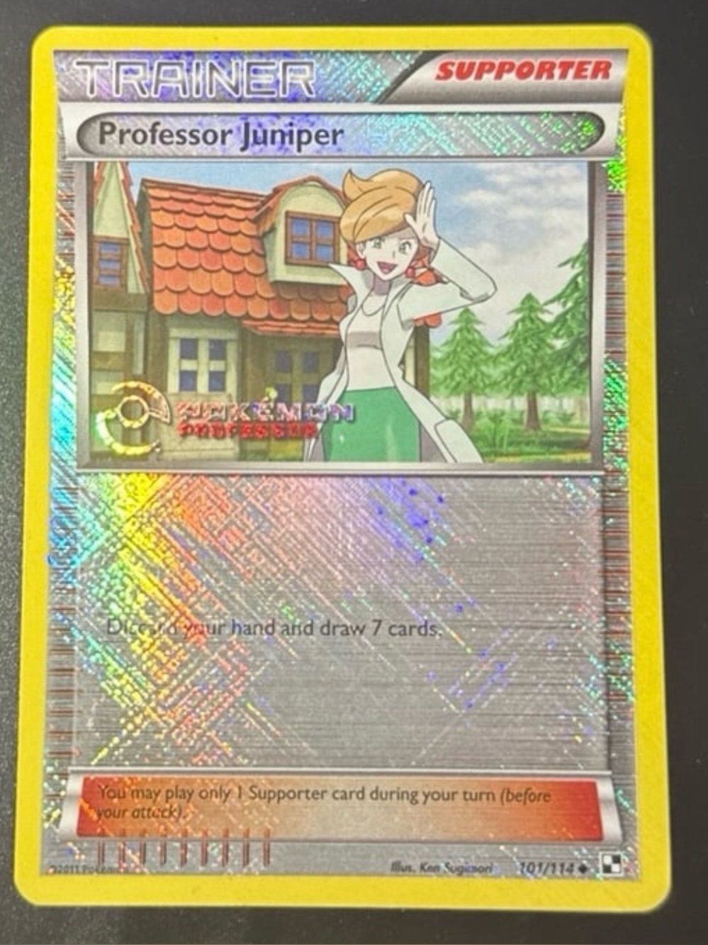 Professor Juniper 101/104 Professor program Promo 2011 released Reverse HoloFoil